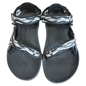 TEVA Hurricane XLT Black Gray Strappy Sport Sandals – Size 2 Youth